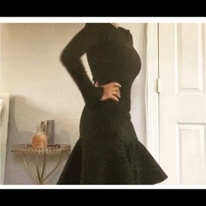 POLO RALPH LAUREN PINSTRIPE CLASSIC DRESS